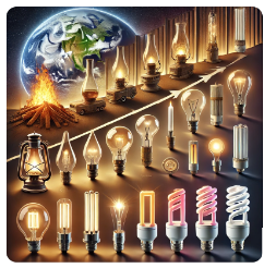 Evolution of lighting innovation as creative waves of destruction is a typical pattern of growing wealth creation from science and technology--making scarcity irrelevant and prosperity transient