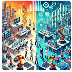 Innovation Economy vs. Replication Economy experience opposite effects on jobs due to technology progression