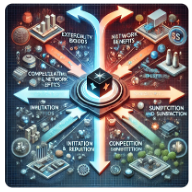 Leveraging externalities and technologies for navigating competitive forces to sustaining innovation in the market