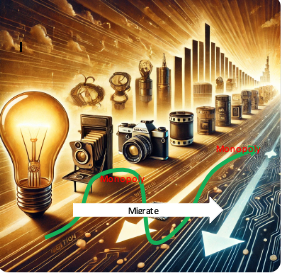 Innovation success cycle is marked by the rise, fall, migration and monopolisation of economic prosperity created through technology