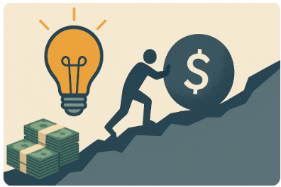 Finding big ideas for driving economic growth is getting increasingly costly due to growing threshold to cross and subsidy led startup strategy