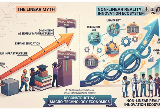 Deconstructing the Linear Growth Myth in Macro-Technology Economics
