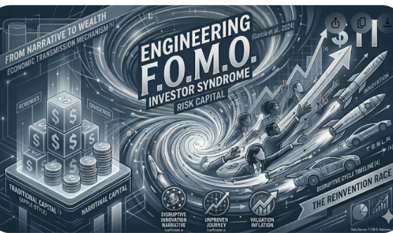 Engineering Investor FOMO and Capital Accumulation through Disruptive Innovation Narratives